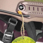 Шлем каска тактическая Global Ballistics с системой Wendy FAST Future Assault Helmet NIJ IIIA Олива M-L в цвете темный койот - изображение 8