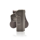 Кобура пластикова Amomax для пістолета Glock 19 Пісочна - зображення 1