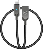 Kabel power-off U-Sun Usams US-SJ170 USB - Lighting 1.9 m czarny (6958444951409) - obraz 1