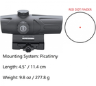 Прицел Bushnell AR Optics 1x Enrage 2 Moa Red Dot Matte Black - изображение 3