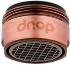 Водосберегающий аэратор DROP CL24-CPR для смесителя - Экономия 58%, наружная М 24 мм, медный