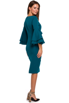 Sukienka ołówkowa damska Makover K002 L Niebieska (5903068457296) - obraz 2