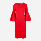 Sukienka ołówkowa damska Makover K002 S Czerwona (5903068457265) - obraz 3