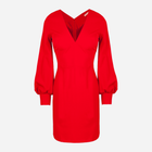 Sukienka ołówkowa damska Makover K027 M Czerwona (5903068461309) - obraz 3