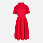 Sukienka trapezowa damska Makover K028 XL Czerwona (5903068461521) - obraz 3