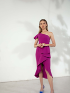 Сукня жіноча Makover K146 XXL Фіолетова (5903887682763) - зображення 4