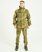 Костюм Горка НП камуфляжный Пиксель, куртка с капюшоном, ткань грета, 50 - изображение 1