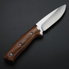 Нож охотничий 611 USA толстый клинок, удобная рукоять, качественная сталь - изображение 2
