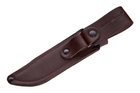Нож Охотничий в Кожаном чехле с Удлиненным лезвием и Гардой GW 024 ACWP-L - изображение 8