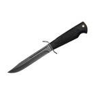 Нож Охотничий с в кожаном чехле с удлиненным лезвием и гардой GW 024UBQ-L - изображение 3