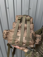 Тактичний рюкзак бежевий камуфляж - зображення 3