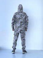 Тактическая куртка с флисом Terra Hot светлый пиксель XL - изображение 3