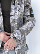 Тактическая куртка с флисом Terra Hot светлый пиксель S - изображение 5