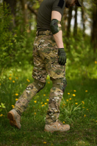 Тактические наколенники защитные хаки с камуфляжной подкладкой - изображение 8