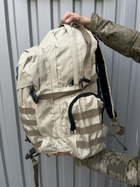 Тактический рюкзак светлый бежевый (песок) с косым карманом 120 л. - изображение 7