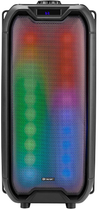 Портативна колонка Tracer Tower LED TWS Bluetooth black (TRAGLO46925) - зображення 3