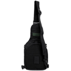 Рюкзак однолямочний MFH Shoulder Bag Black - зображення 7