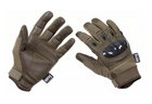 Тактичні рукавиці MFH Tactical Gloves Mission - Coyote L - зображення 4