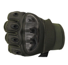 Тактичні рукавиці MFH Tactical Gloves Mission - Olive M - зображення 11