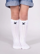 Zestaw podkolanówek dziecięcych YOCLUB 3Pack Girl's Knee-High Socks SKA-0097G-AA0B 23-26 3 pary White (5904921607896) - obraz 2