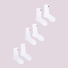 Zestaw podkolanówek dziecięcych YOCLUB 3Pack Girl's Knee-High Socks SKA-0097G-AA0B 27-30 3 pary White (5904921607902)