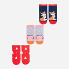 Zestaw skarpetek dla dzieci YOCLUB Children's Christmas 3Pack Socks SKA-X012G-AA00 23-26 3 pary Multicolour (5903999444235) - obraz 1
