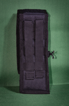 Подсумок Кіраса зачиненного типу під два ріжки кордура чорна 255 - зображення 4
