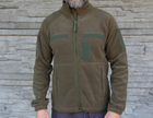 Флісова куртка Кіраса тактична турецький фліс 320 г./м.кв. хакі ВСУ 52 розмір 413-3 - зображення 2