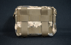 Подсумок Кіраса закрытый под короб с патронами под Minimi/M249/M60 на 100 штук кордура пиксель 2101 - изображение 4