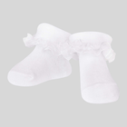 Zestaw skarpetek dla dzieci YOCLUB 3Pack Girl's Ruffle Socks SKA-0119G-010J-002 0-3 3 pary White (5904921627078) - obraz 2