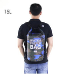 Камуфляжна сумка-рюкзак Water Proof 15L SH018 15L Синій - зображення 3