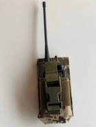 Підсумок для рації відкритий із гумкою на фастекс M-KET ПР1-М Піксель військовий штурмовий тримач на пояс розвантажувальну систему РПС на MOLLE - зображення 4