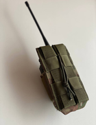 Подсумок для рации открытый с резинкой на фастекс M-KET ПР1-М Мультикам военный штурмовой держатель на пояс разгрузочную систему РПС на MOLLE - изображение 3