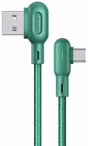 Kabel Usams U57 USB - USB Type-C 2 A 1.2 m Zielony (6958444948591) - obraz 1