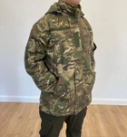 Зимняя тактическая куртка на флисе, цвет Мультикам, размер L - изображение 6