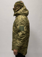 Військовий бушлат на флісі, водонепроникний, колір Піксель, розмір XXXXXL - зображення 4