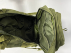 Військовий рюкзак з системою MOLLE, колір хакі, 45L - зображення 7
