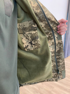 Зимняя военная куртка на флисе водонепроницаемая, цвет Пиксель, размер XXXXL - изображение 14