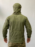 Армейская куртка SoftShell водонепроницаемая, теплая, цвет олива, XL - изображение 3