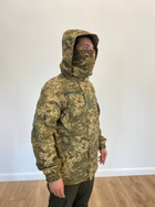 Зимняя военная куртка на флисе водонепроницаемая, цвет Пиксель, размер XXXXXL - изображение 8