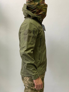Армейская куртка SoftShell водонепроницаемая, теплая, цвет олива, XL - изображение 10