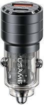 Автомобільний зарядний пристрій Usams C36 95W Fast Charge Black (6958444904511) - зображення 1