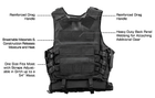 Розгрузка – жилет тактичний UTG (Leapers) Law Enforcement, колір Чорний, UTG 597 (PVC-V547BT) - зображення 6