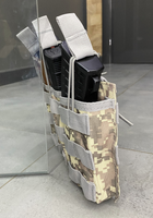 Армейский подсумок на 3 автоматных магазина YAKEDA, сумка на 3 магазина для АК, пиксель Нато - изображение 7