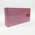 Рукавички нітрилові Nitrylex Pink розмір L рожеві 100 шт - зображення 1