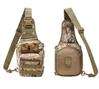 Тактическая армейская сумка через плечо Хаки питон (20293) Kali - изображение 2