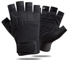 Тактические перчатки без пальцев L на липучке FQTAC039 Черный (2399413) Kali - изображение 2
