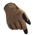 Перчатки полнопалые с защитой на липучке FQTACMI005 Песочный XL (16093) Kali - изображение 5