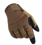 Перчатки полнопалые с защитой на липучке FQTACMI005 Песочный L (16092) Kali - изображение 4