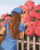 Картина по номерам Люди, Цветы. Ароматные пионы, , 40х50см, в термопакете, Идейка (КНО4991-mt)